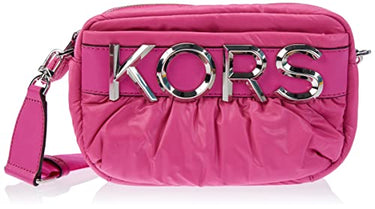MICHAEL KORS Women Leonie EW Camera XBODY Bag, Cerise im Sale